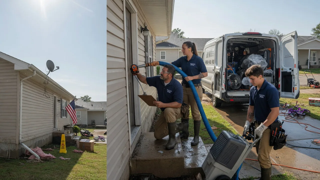 Ceiling Water Damage Restoration in Luverne, MN near me